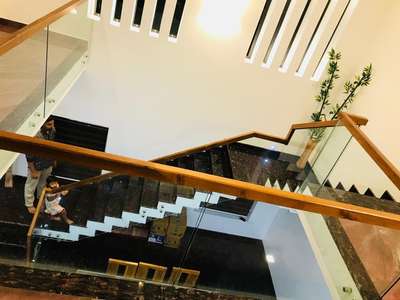 Staircase Designs by Contractor syam  chandran, Wayanad | Kolo