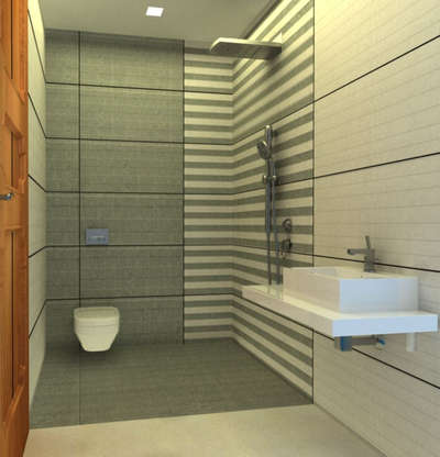 Bathroom, Wall Designs by Flooring sunil kumar, Kannur | Kolo
