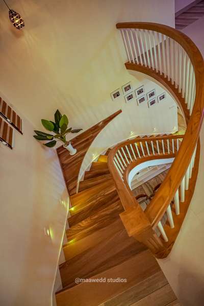 Staircase, Lighting Designs by Civil Engineer FASAL Rahman, Malappuram | Kolo