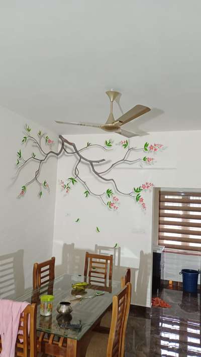 Dining, Furniture, Table, Wall Designs by Contractor Pradeesh P nair, Ernakulam | Kolo