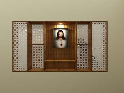Prayer Room, Storage Designs by Interior Designer kallunkal  interiors, Kannur | Kolo