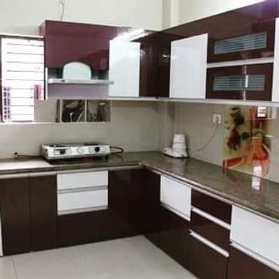 Kitchen, Storage Designs by Contractor Rihan malik, Faridabad | Kolo