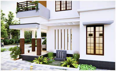 Exterior Designs by 3D & CAD Arjun Unnikrishnan, Pathanamthitta | Kolo