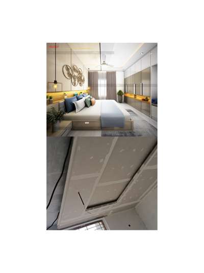 Ceiling, Furniture, Storage, Bedroom Designs by Interior Designer Vishnu das, Ernakulam | Kolo