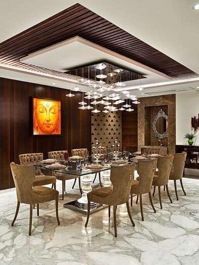 Dining, Furniture, Ceiling, Table Designs by Architect Er Manoj Bhati, Jaipur | Kolo