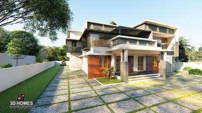 Exterior Designs by Civil Engineer hriday v r, Thiruvananthapuram | Kolo