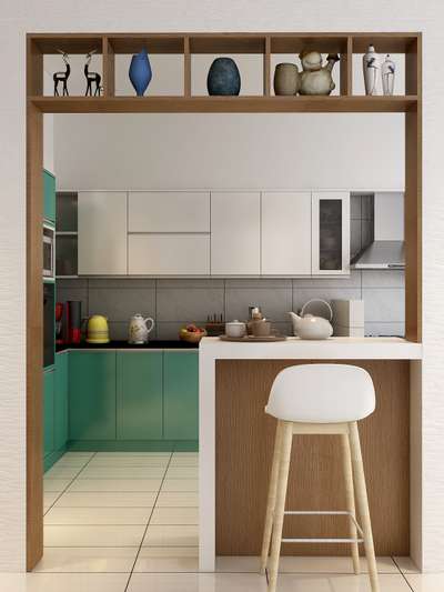 Kitchen Designs by 3D & CAD Baiju TK, Thiruvananthapuram | Kolo