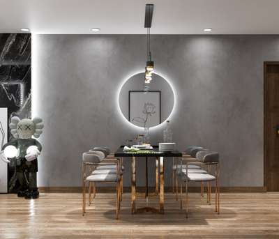 Dining, Furniture, Lighting, Table Designs by Civil Engineer KADAMs construction, Indore | Kolo