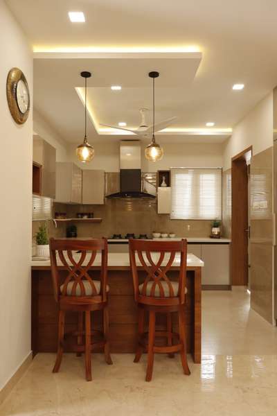 Kitchen, Storage, Furniture, Ceiling, Lighting Designs by Interior Designer gireesh kumar, Malappuram | Kolo