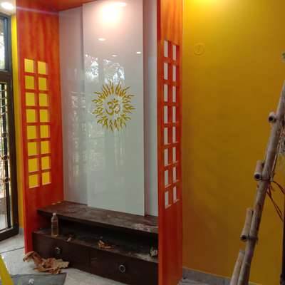 Lighting, Prayer Room, Storage Designs by Interior Designer naseem saifi, Ghaziabad | Kolo