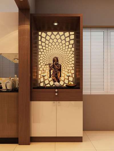 Prayer Room, Storage Designs by Contractor Artist interior  contractor, Delhi | Kolo