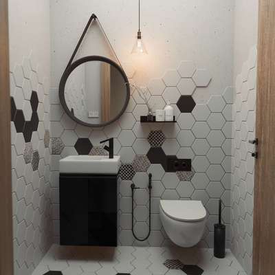 Bathroom Designs by 3D & CAD vekuhu rhakho, Delhi | Kolo