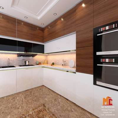 Lighting, Kitchen, Storage Designs by 3D & CAD Anjumon V, Idukki | Kolo