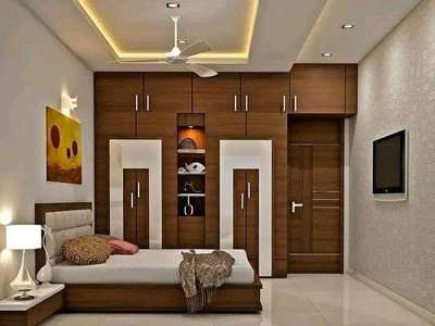 Ceiling, Furniture, Lighting, Storage, Bedroom Designs by Architect Architect  Shubham Tiwari, Meerut | Kolo