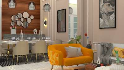 Dining, Furniture, Table, Lighting, Living Designs by 3D & CAD Jyoti Kohli, Delhi | Kolo