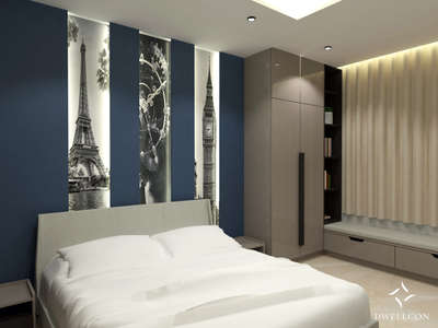 Furniture, Storage, Bedroom, Wall Designs by Architect Dwellcon , Gurugram | Kolo