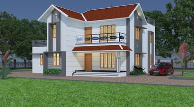 Exterior Designs by 3D & CAD Vishnu Vishnu, Kottayam | Kolo