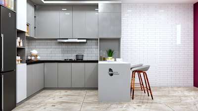 Kitchen, Storage, Flooring, Furniture, Wall Designs by Flooring SEAROCK  TILEGALLERY, Malappuram | Kolo