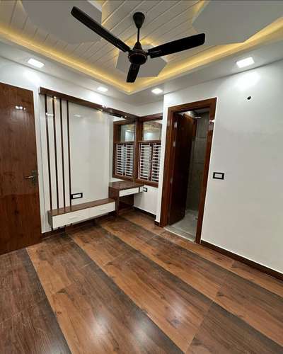 Flooring, Ceiling, Living, Lighting, Storage Designs by Contractor Ashish Dhoriya, Indore | Kolo