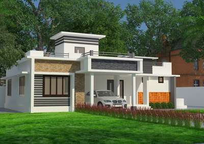 Exterior, Outdoor Designs by Civil Engineer Maharoof k c, Kannur | Kolo