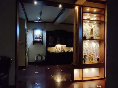 Lighting, Prayer Room, Storage, Home Decor Designs by Carpenter Rajesh  Chandran Asari, Thiruvananthapuram | Kolo