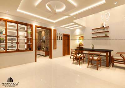 Ceiling, Furniture, Dining, Table Designs by Interior Designer RAYANCo INTERIORS  BUILDERS, Malappuram | Kolo