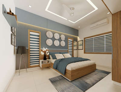 Ceiling, Furniture, Lighting, Bedroom, Storage Designs by Interior Designer Trio  Archi studio , Thrissur | Kolo