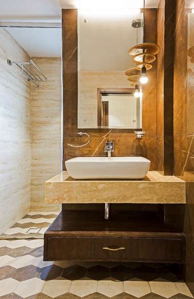 Bathroom, Lighting Designs by Architect Vibhor Soni, Faridabad | Kolo