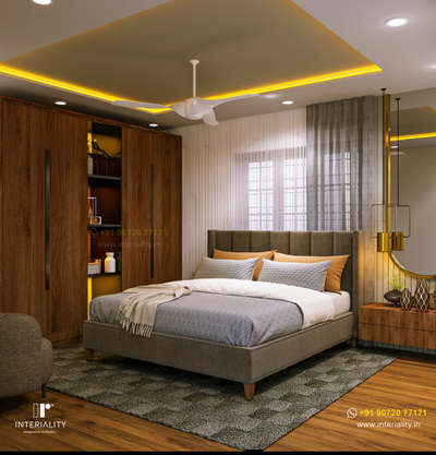Bedroom, Ceiling, Furniture, Lighting, Storage Designs by 3D & CAD jamshi cv, Kannur | Kolo