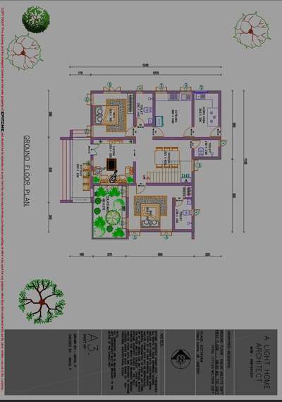 Plans Designs by 3D & CAD A Light Home Architect, Kozhikode | Kolo
