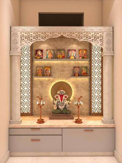 Prayer Room, Storage Designs by Home Automation jitendra kumawat, Sikar | Kolo