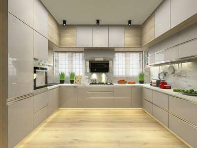 Kitchen, Storage, Home Decor, Lighting Designs by Interior Designer D3 Interior Solutions, Kottayam | Kolo