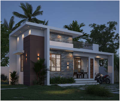 Exterior, Lighting Designs by Architect DaNi Mathew, Ernakulam | Kolo