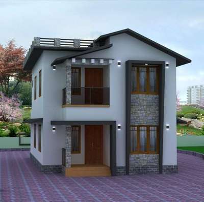Exterior Designs by Contractor Leeha builders rini-7306950091, Kannur | Kolo