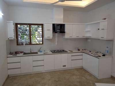 Kitchen, Storage, Window Designs by Contractor Arunjith  e, Kozhikode | Kolo