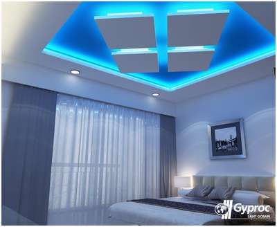 Ceiling, Lighting, Bedroom Designs by Interior Designer Diamond 💎 ceiling , Gautam Buddh Nagar | Kolo