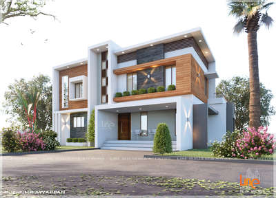 Exterior, Lighting Designs by Architect Line Builders, Thrissur | Kolo