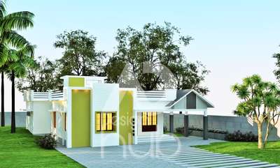 Exterior Designs by 3D & CAD ad design hub 7677711777, Kannur | Kolo
