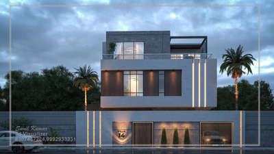 Exterior, Lighting Designs by 3D & CAD sunil kumar, Panipat | Kolo