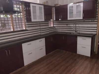 Kitchen, Storage, Flooring, Window Designs by Contractor sajikumar kumar, Thiruvananthapuram | Kolo