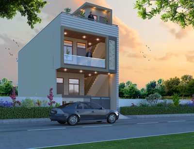 Exterior, Lighting Designs by Civil Engineer MANOHAR TAK, Jaipur | Kolo