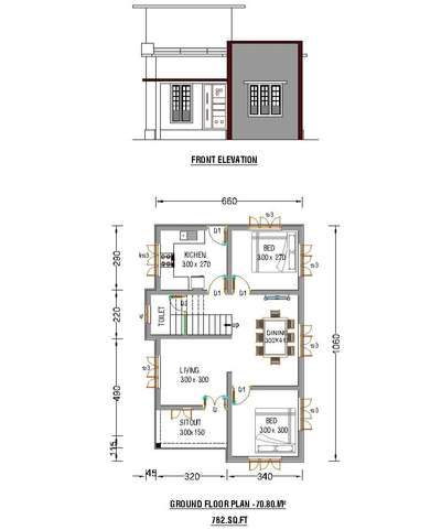 Plans Designs by Interior Designer Jaseela ph, Malappuram | Kolo