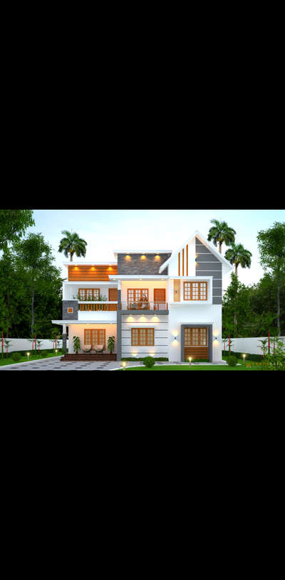 Exterior Designs by Contractor baiju monody, Thrissur | Kolo