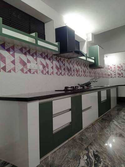 Kitchen, Storage Designs by Architect NIKHIL N M, Kozhikode | Kolo