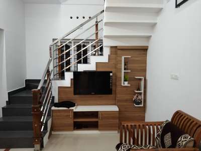 Staircase, Living, Storage Designs by Carpenter shinju SR interior, Ernakulam | Kolo