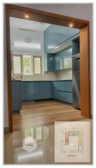 Kitchen, Lighting, Storage, Window Designs by Interior Designer DJ Interior, Thrissur | Kolo