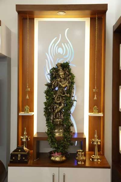 Prayer Room, Storage Designs by Interior Designer kallunkal  interiors, Kannur | Kolo