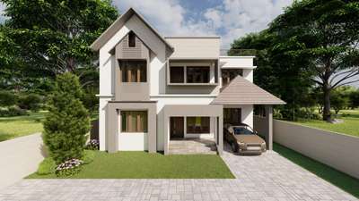 Exterior, Outdoor Designs by Contractor Ansar T P, Malappuram | Kolo