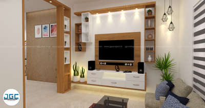 Lighting, Living, Storage Designs by Interior Designer Aswathy Vijayan, Kottayam | Kolo