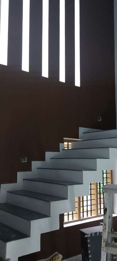 Staircase Designs by Painting Works Rajeev U, Thrissur | Kolo
